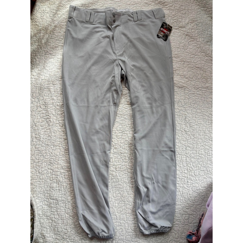 Intensity Mens Gray Baseball Pants  Athletic‎ Uniform Trousers Size XXL